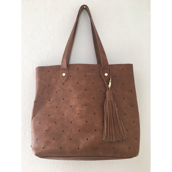 Steve Madden Handbags - Steve Madden Cognac Brown Tote 🌺